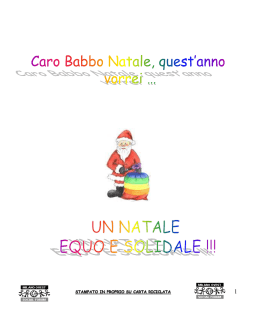 Cos`&egrave; il commercio Equo e Solidale?