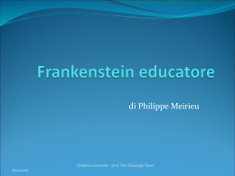 Frankenstein educatore