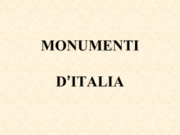 MONUMENTI D`ITALIA Questo &egrave; il Colosseo. Si trova a Roma