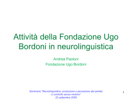 In questa lezione parleremo di