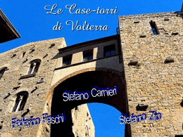 Le Case-torri di Volterra - I.I.S. &ldquo;Carducci&rdquo; Volterra