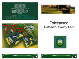 Tolcinasco Golf and Country Club