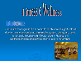 "fitness" e "wellnes"s