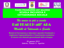 DeNigris_autismo_slides - Quiss per l`integrazione scolastica e
