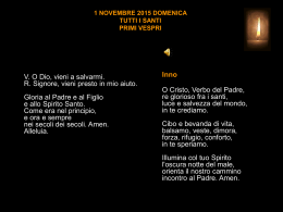 1 NOVEMBRE 2015 DOMENICA TUTTI I SANTI - Atma-o