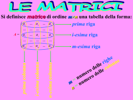 Le matrici