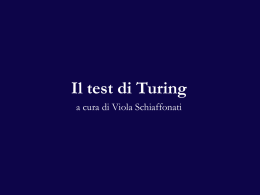 Il test di Turing