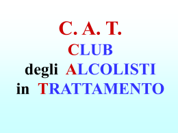 03° Il Club - Alcol, Problemi alcolcorrelati ed ecologia sociale