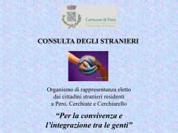 Informazioni e statistiche sullo stato dell`immigrazione a Pero