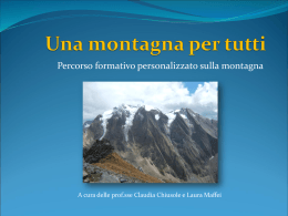 Una montagna per tutti - Istituto Comprensivo Villa Lagarina!