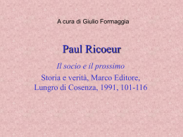 Paul Ricoeur - ufficio irc crema