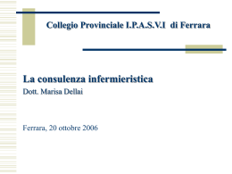 I ruoli di consulenza