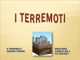 I Terremoti i - Il Blog di scuolaidea