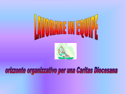 Il lavoro d`&eacute;quipe - Caritas di Torino