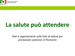 Tempi di attesa PPT - anaao assomed piemonte