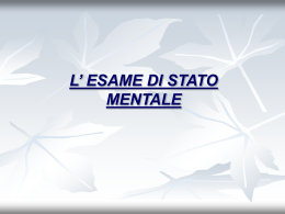 l`esame di stato mentale - neuropsicologiaeneuropsichiatria.it
