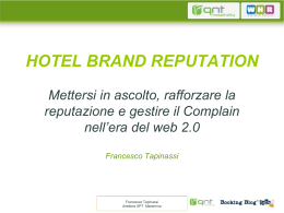 Hotel Brand Reputation