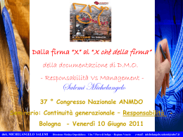 Responsabilit&agrave;-Dott.M.Salemi