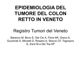 diapositive - Registro Tumori del Veneto