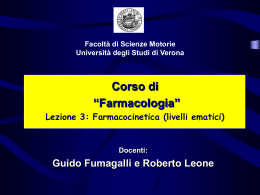 Lezione Farmacocinetica 3 (vnd.ms-powerpoint, it, 414 KB, 2/18/09)