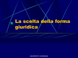 Vantaggi - Universit&agrave; degli Studi di Messina