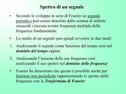 Spettro di un segnale
