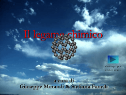 Legame chimico - Liceo Scientifico Salvemini