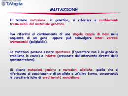 Mutazione - Virgilio Siti Xoom