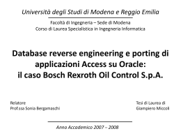 il caso Bosch Rexroth Oil Control SpA - DBGroup