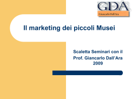 Il Marketing dei Piccoli Musei ()