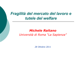La flexicurity danese - Sapienza