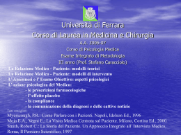 PsicMed1 - Università degli Studi di Ferrara