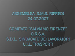 Scarica adesso il dossier preparato dal Comitato Salviamo Firenze