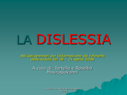 la dislessia slides powerpoint