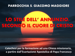 Lo stile dell`annunzio, secondo il cuore di Cristo (VI PARTE)