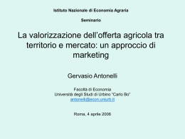 Universit&agrave; degli Studi di Urbino