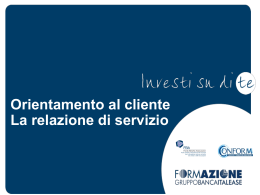 Orientamento al cliente