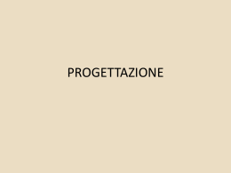 Criteri di progettazione