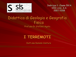 I terremoti