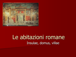 Le abitazioni romane - Comune di Civitanova Marche