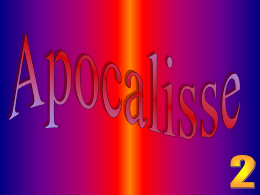 CONOSCIAMO L`APOCALISSE 2 - i simboli