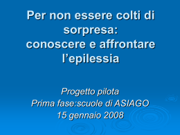 Epilessia e scuole