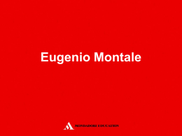 montale - Mondadori Education