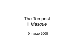 09 The Tempest * Il Masque