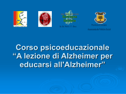 Corso psicoeducazionale - AMAS