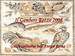 La cucina a Roma - Comune di Civitanova Marche