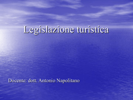 Legislazione turistica