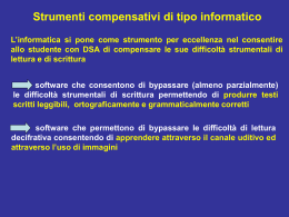 Strumenti compensativi di tipo informatico