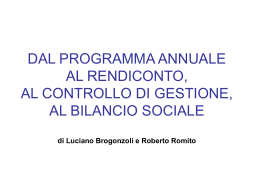 LA GESTIONE FINANZIARIA delle ISTITUZIONE SCOLASTICHE