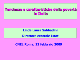 Slides a cura di Linda Laura Sabbadini, direttore